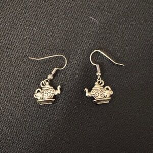 Elegant Teapot Earrings